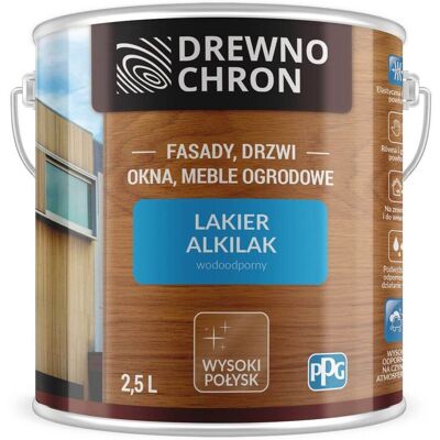 Drewnochron Lakier Ftalowy Alkilak Połysk 2,5L Drewnochron Drewnochron Lakier Ftalowy Alkilak Połysk 2,5L Drewnochron