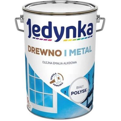 Jedynka Farba Drewno I Metal Biały 5L Jedynka-Tikkurila Jedynka Farba Drewno I Metal Biały 5L Jedynka-Tikkurila
