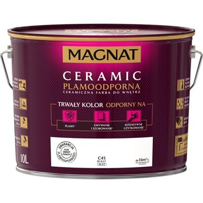Farba Ceramiczna C45 Biała 10L Magnat Farba Ceramiczna C45 Biała 10L Magnat