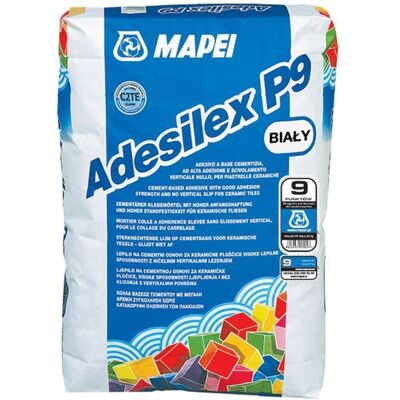 Mapei Adesilex P9 Biały klej do płytek - 25kg Mapei Adesilex P9 Biały klej do płytek - 25kg