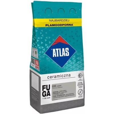 Atlas Fuga Ceramiczna 5 Kg 035 Szary Atlas Atlas Fuga Ceramiczna 5 Kg 035 Szary Atlas