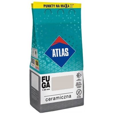 Atlas Fuga Ceramiczna 5 Kg 212 Szarobrązowy Atlas Atlas Fuga Ceramiczna 5 Kg 212 Szarobrązowy Atlas