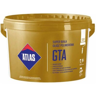 Atlas Gładź Polimerowa GTA Biała 18 Kg Atlas Atlas Gładź Polimerowa GTA Biała 18 Kg Atlas