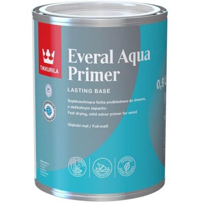 Tikkurila Baza Akrylowa Everal Aqua Primer 0,9L Tikkurila Tikkurila Baza Akrylowa Everal Aqua Primer 0,9L Tikkurila