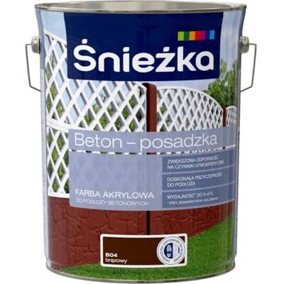 Śnieżka Śnieżka Beton-posadzka B04 brąz 0,8L Śnieżka Śnieżka Beton-posadzka B04 brąz 0,8L