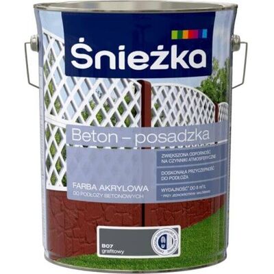 Śnieżka Śnieżka Beton-posadzka B07 Grafitowy 0,8L Śnieżka Śnieżka Beton-posadzka B07 Grafitowy 0,8L