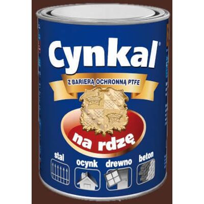 Malexim Farba Do Metalu Cynkal Brązowy 0,7L Malexim Malexim Farba Do Metalu Cynkal Brązowy 0,7L Malexim