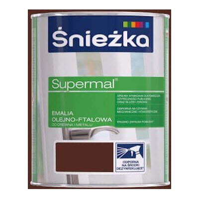 Śnieżka - Supermal - Brązowy - 5 L - Emalia emaliowana Śnieżka - Supermal - Brązowy - 5 L - Emalia emaliowana