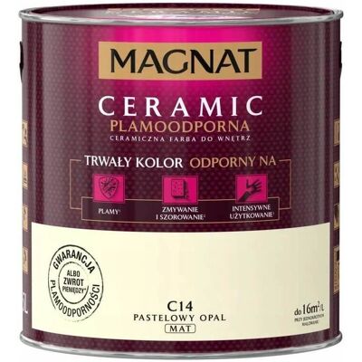 Farba Ceramiczna Magnat C14 Pastelowy Opal 5L Farba Ceramiczna Magnat C14 Pastelowy Opal 5L