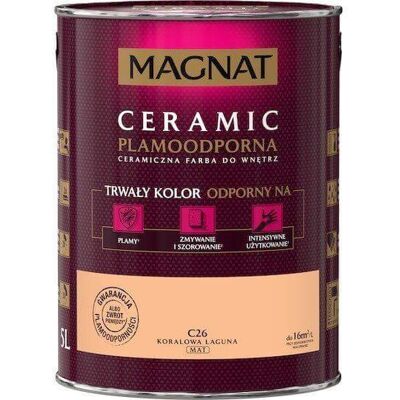 Farba Ceramiczna Magnat Ceramic C26 Koralowa Laguna 2,5l Farba Ceramiczna Magnat Ceramic C26 Koralowa Laguna 2,5l