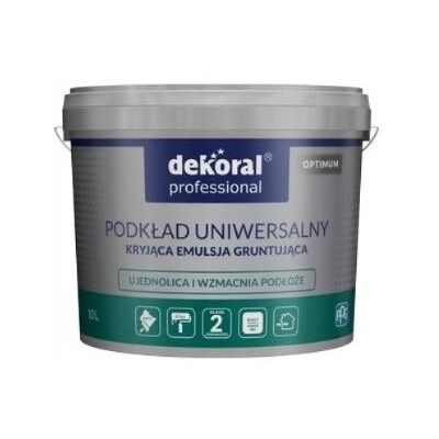 Dekoral Podkład Uniwersalny Professional 10L Biały Dekoral Dekoral Podkład Uniwersalny Professional 10L Biały Dekoral