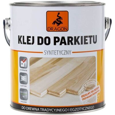 Klej Do Parkietu Syntetyczny System Klepki 5 kg Dragon Klej Do Parkietu Syntetyczny System Klepki 5 kg Dragon