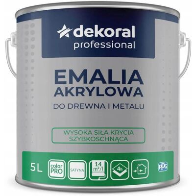 Dekoral Emalia Akrylowa Baza Ln 5L Dekoral Dekoral Emalia Akrylowa Baza Ln 5L Dekoral