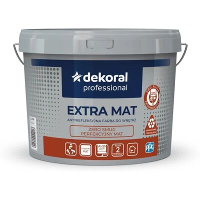 Dekoral Farba Antyrefleksyjna Professional Extra Mat 2,5L Baza WN Dekoral Dekoral Farba Antyrefleksyjna Professional Extra Mat 2,5L Baza WN Dekoral