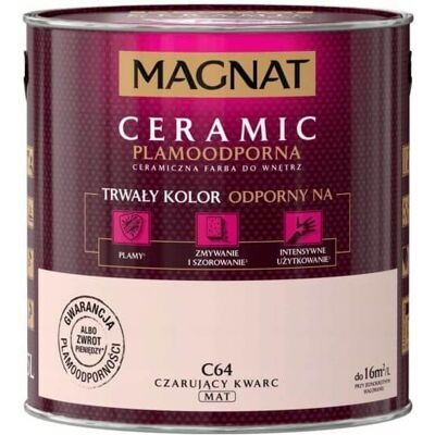 Farba Ceramiczna Magnat Ceramic C64 Czarujący Kwarc 2,5l Farba Ceramiczna Magnat Ceramic C64 Czarujący Kwarc 2,5l