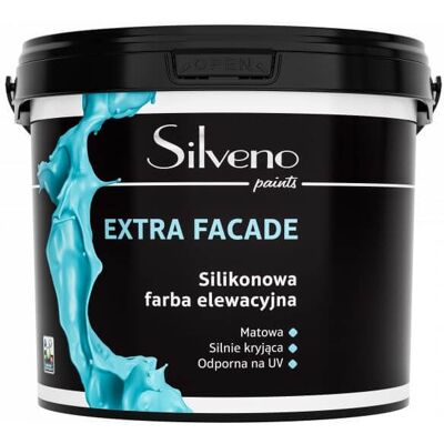 Silveno Farba Extra Facade Biała Baza 1 10L F110 Silveno Silveno Farba Extra Facade Biała Baza 1 10L F110 Silveno