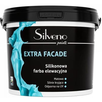 Silveno Farba Extra Facade Biała Baza 1 2,5L F125 Silveno Silveno Farba Extra Facade Biała Baza 1 2,5L F125 Silveno
