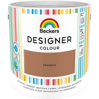 Beckers Farba Lateks Designer Colour Brownie 2,5L Beckers Beckers Farba Lateks Designer Colour Brownie 2,5L Beckers