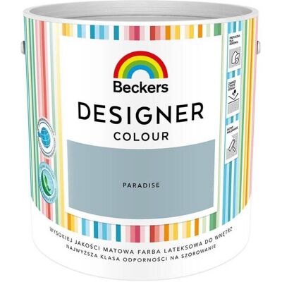 Beckers Farba Lateks Designer Colour Paradise 2,5L Beckers Beckers Farba Lateks Designer Colour Paradise 2,5L Beckers