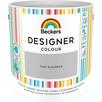 Beckers Farba Lateks Designer Colour Pure Elegance 2,5L Beckers Beckers Farba Lateks Designer Colour Pure Elegance 2,5L Beckers