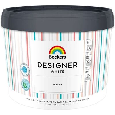 Beckers Farba Lateksowa Designer White 10L Beckers Beckers Farba Lateksowa Designer White 10L Beckers