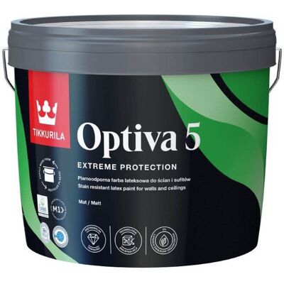 Tikkurila Farba Lateksowa Optiva Matt 2,7L Baza-A Tikkurila Tikkurila Farba Lateksowa Optiva Matt 2,7L Baza-A Tikkurila