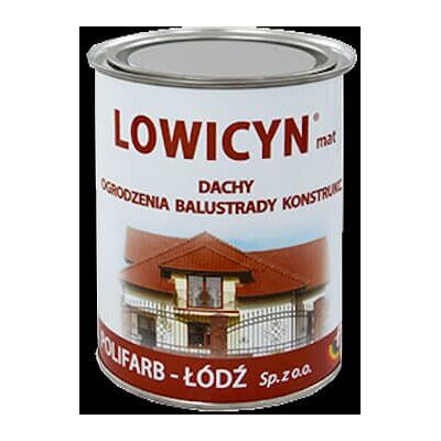 Polifarb Łódź Farba Lowicyn Czarny RAL9005 0,8L Polifarb Łódź Polifarb Łódź Farba Lowicyn Czarny RAL9005 0,8L Polifarb Łódź