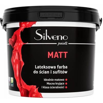 Silveno Farba Matt Baza 3 5L M35 Silveno Silveno Farba Matt Baza 3 5L M35 Silveno
