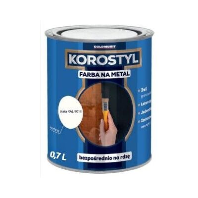 Korostyl Farba Na Metal Korostyl Biały Połysk 9010 0,7L Goldmurit Korostyl Farba Na Metal Korostyl Biały Połysk 9010 0,7L Goldmurit