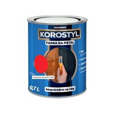Korostyl Farba Na Metal Korostyl Czerwony 3020 0,7L Goldmurit Korostyl Farba Na Metal Korostyl Czerwony 3020 0,7L Goldmurit