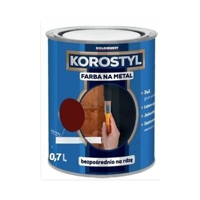 Korostyl Farba Na Metal Korostyl Czerwony Ciemny Połysk 3000 0,7L Goldmurit Korostyl Farba Na Metal Korostyl Czerwony Ciemny Połysk 3000 0,7L Goldmurit