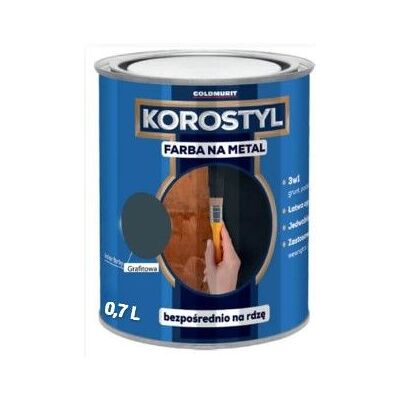 Korostyl Farba Na Metal Korostyl Grafitowy 0,7L Goldmurit Korostyl Farba Na Metal Korostyl Grafitowy 0,7L Goldmurit