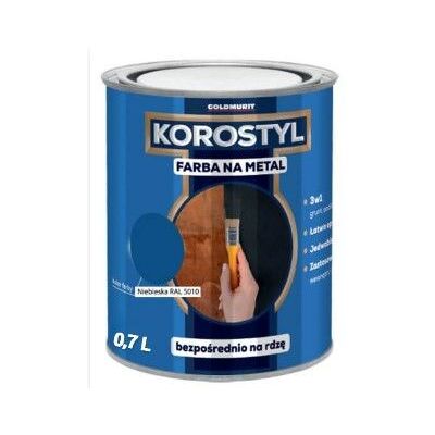Korostyl Farba Na Metal Korostyl Niebieski 5010 0,7L Goldmurit Korostyl Farba Na Metal Korostyl Niebieski 5010 0,7L Goldmurit
