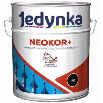 Jedynka Farba Podkładowa Antykorozyjna Neokor Czarny 5 L Jedynka Jedynka Farba Podkładowa Antykorozyjna Neokor Czarny 5 L Jedynka