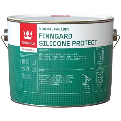 Tikkurila Finngard Silicone Protect - Farba Silikonowa na Elewacje - 9L Tikkurila Finngard Silicone Protect - Farba Silikonowa na Elewacje - 9L