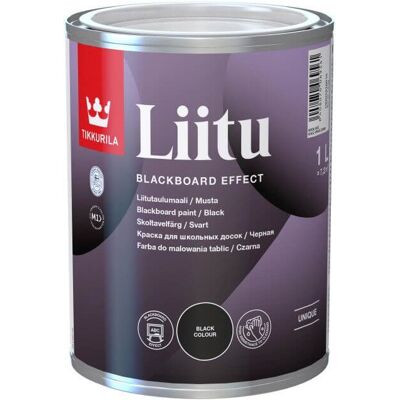 Tikkurila Farba Tablicowa Liitu Czarna 1L Tikkurila Tikkurila Farba Tablicowa Liitu Czarna 1L Tikkurila