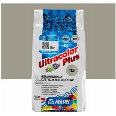 Mapei Fuga Elastyczna Ultracolor Plus 115 Rzeczny Szary 5 kg Mapei Mapei Fuga Elastyczna Ultracolor Plus 115 Rzeczny Szary 5 kg Mapei