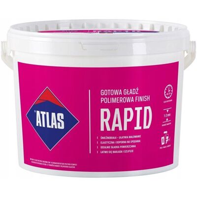Atlas Gładź Polimerowa Rapid 25 Kg Atlas Atlas Gładź Polimerowa Rapid 25 Kg Atlas