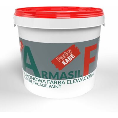 Kabe Farba Silikonowa Armasil F Baza A Biała 5L Kabe Kabe Farba Silikonowa Armasil F Baza A Biała 5L Kabe