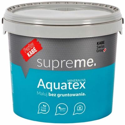 Kabe Farba Aquatex Baza A Biała 3L Kabe Kabe Farba Aquatex Baza A Biała 3L Kabe