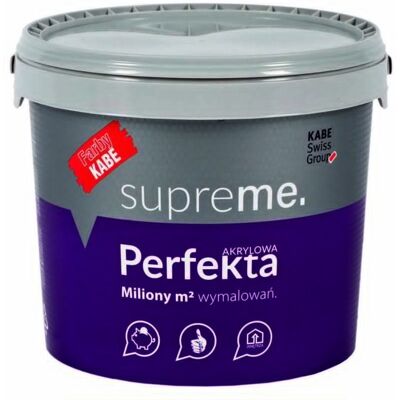 Kabe Farba Perfekta Baza B Biała 5l Kabe Kabe Farba Perfekta Baza B Biała 5l Kabe