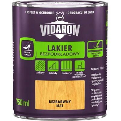 Vidaron Lakier Bezpodkładowy Mat 750 ml Vidaron Vidaron Lakier Bezpodkładowy Mat 750 ml Vidaron