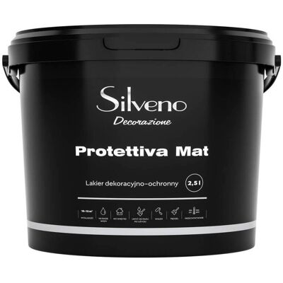 Silveno Lakier Dekoracyjny Protettiva 2.5L Mat Silveno Silveno Lakier Dekoracyjny Protettiva 2.5L Mat Silveno