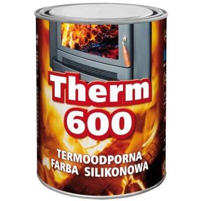 Malexim Farba Żaroodporna Therm 600 Czarny 0,7L Malexim Malexim Farba Żaroodporna Therm 600 Czarny 0,7L Malexim