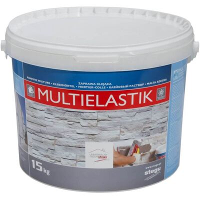 Stegu Klej do kamienia dekoracyjnego MULTIELASTIK 15 kg Stegu Stegu Klej do kamienia dekoracyjnego MULTIELASTIK 15 kg Stegu