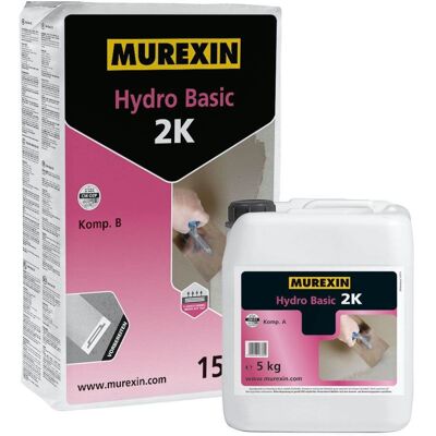Murexin Hydroizolacja Podpłytkowa Hydro Basic 2K A+B 20 kg Murexin Murexin Hydroizolacja Podpłytkowa Hydro Basic 2K A+B 20 kg Murexin