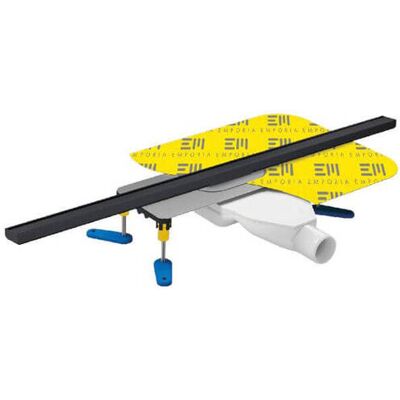 Emporia Odpływ Liniowy Slim 90 cm Czarny Mat 522.0510.13.090 Emporia Emporia Odpływ Liniowy Slim 90 cm Czarny Mat 522.0510.13.090 Emporia
