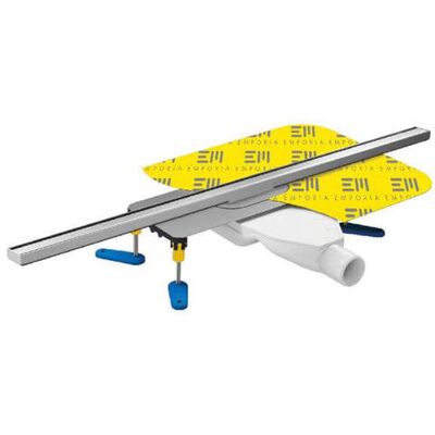 Emporia Smukły Linearny Odpływ - 90 cm Srebrny Emporia Smukły Linearny Odpływ - 90 cm Srebrny