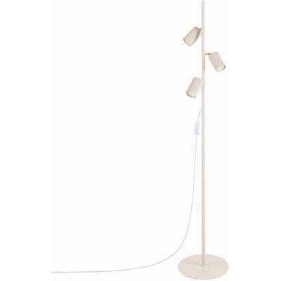 Sollux Sollux Lampa podłogowa KARBON 3 beżowa Karbon Deep Space minimalistyczny GU10 Sollux Sollux Lampa podłogowa KARBON 3 beżowa Karbon Deep Space minimalistyczny GU10