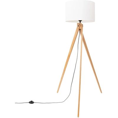 Sollux Sollux Lampa podłogowa NATT biała Spanish Orange nowoczesny E27 Sollux Sollux Lampa podłogowa NATT biała Spanish Orange nowoczesny E27
